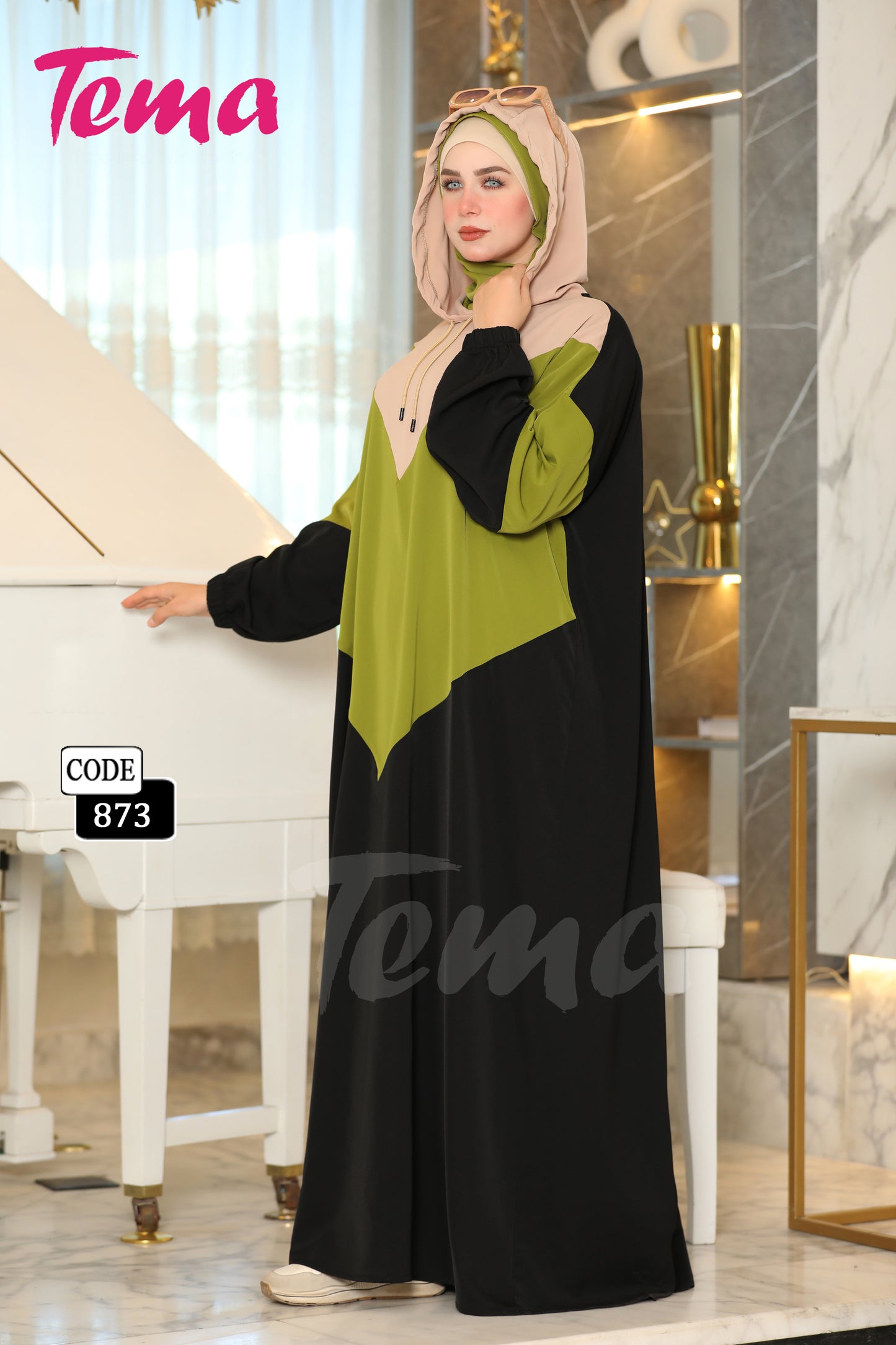 إسدال رمضان + طرحة (873)