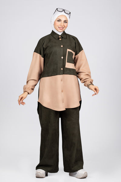 Suede Scuba Suit 909