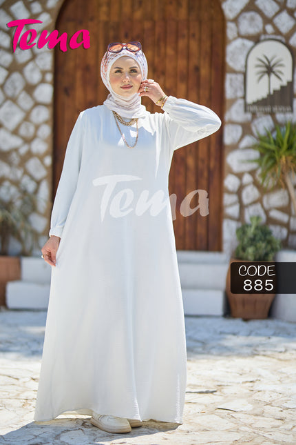 Modest Basic Dress 885