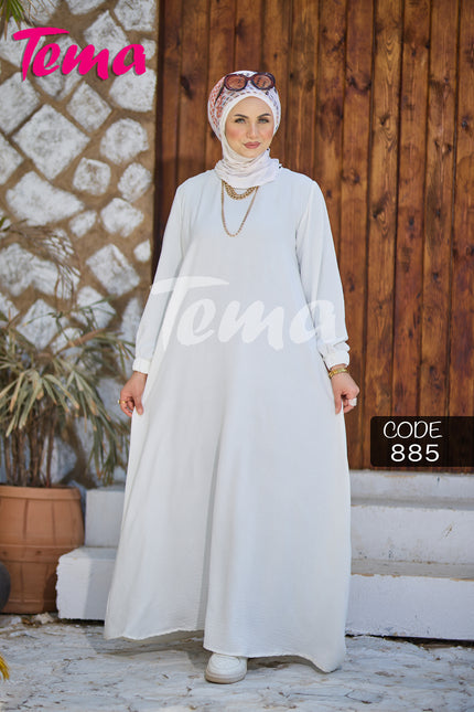 Modest Basic Dress 885