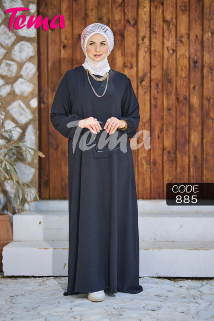 Modest Basic Dress 885