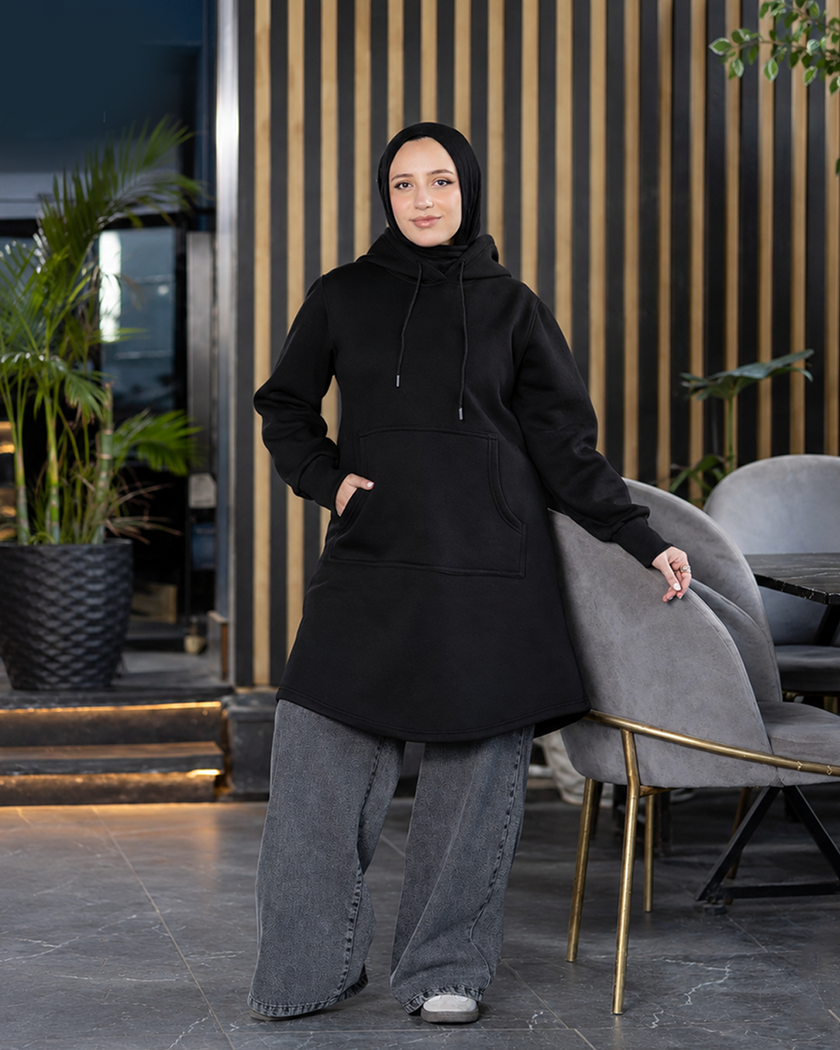 Practical Long Hoodie 964