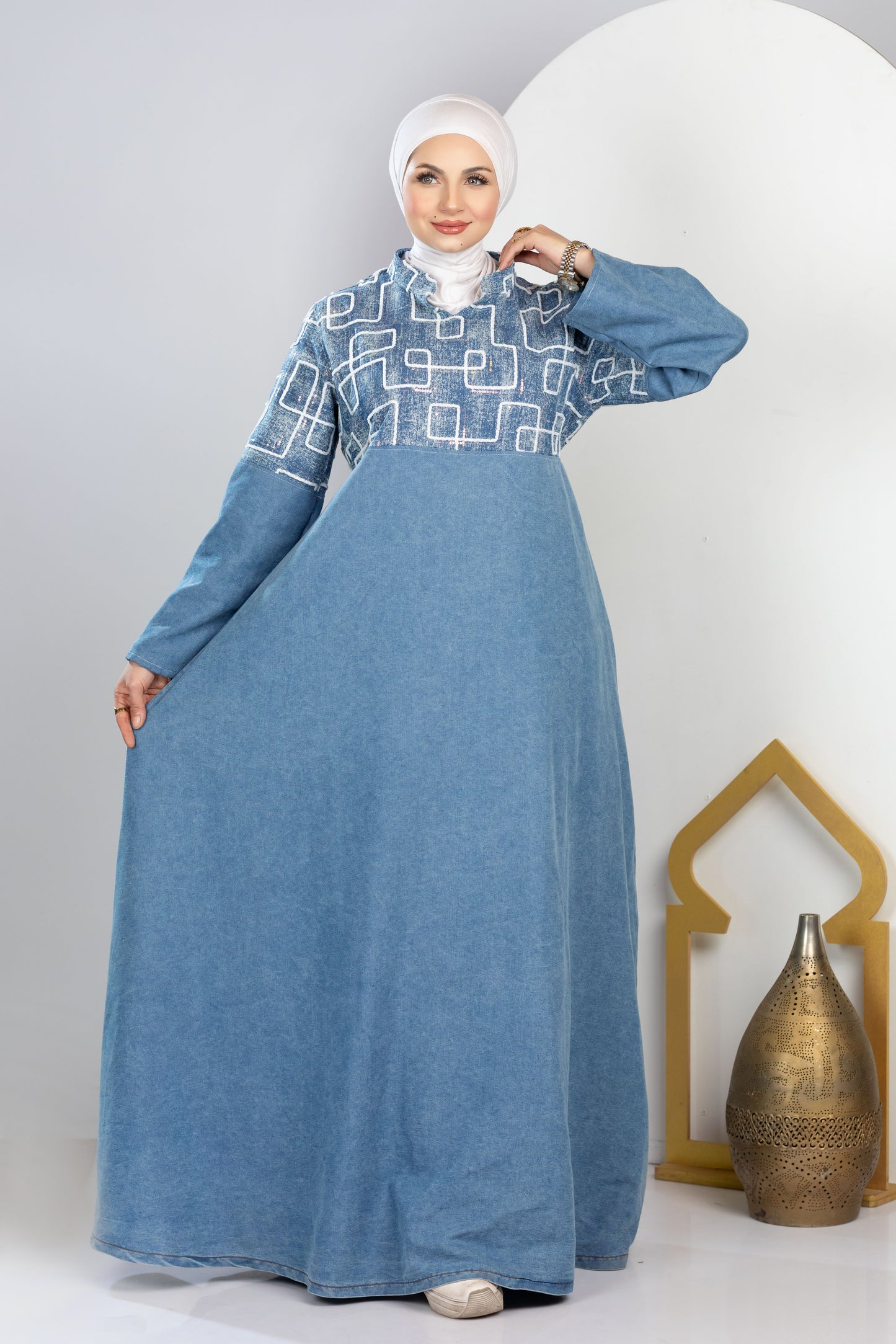 دريس جينز مطرز 930