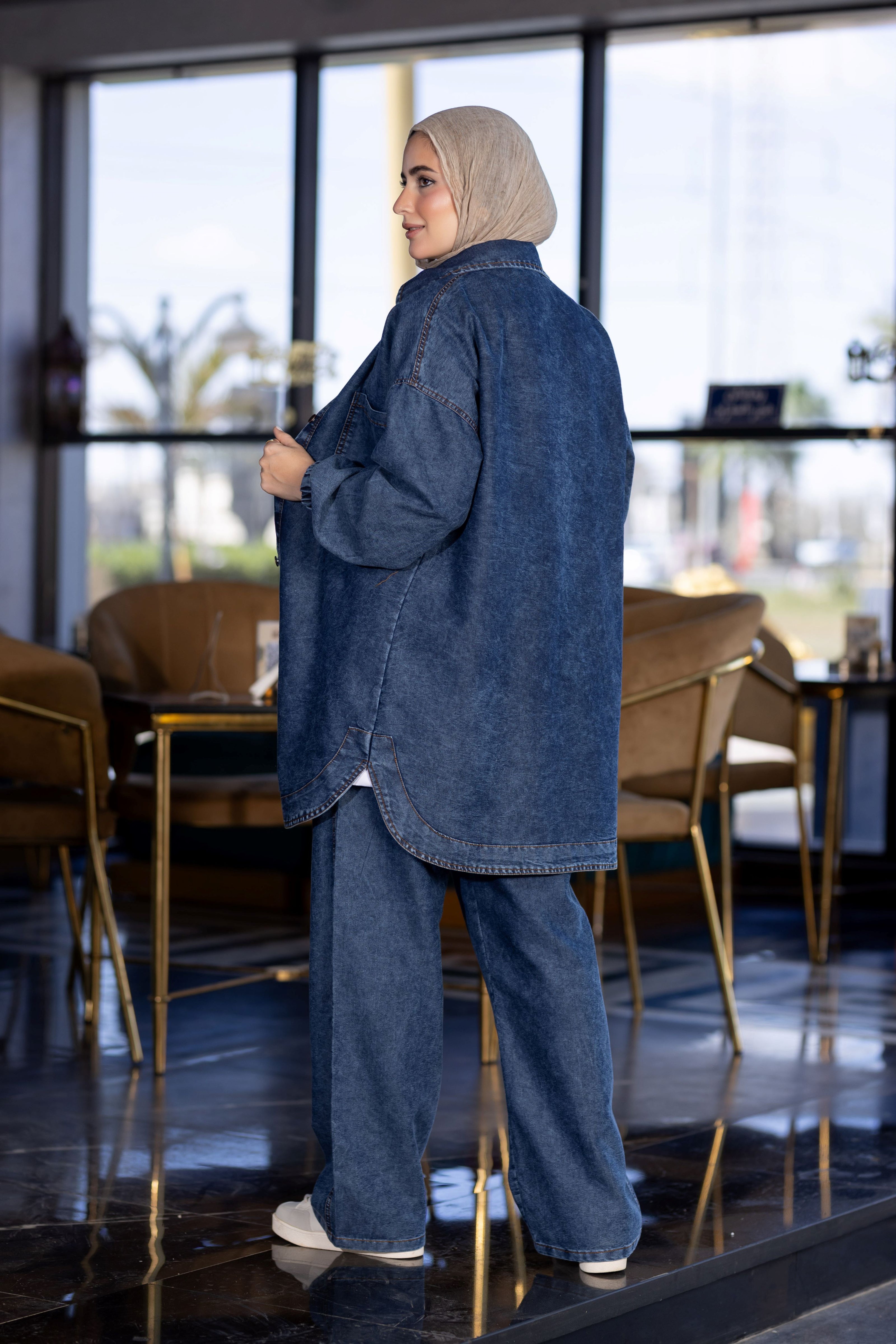 Modest Denim Set 937