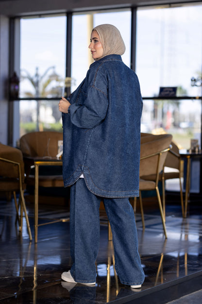 سوت جينز محجر موديست 937