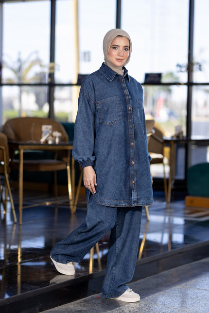 Modest Denim Set 937