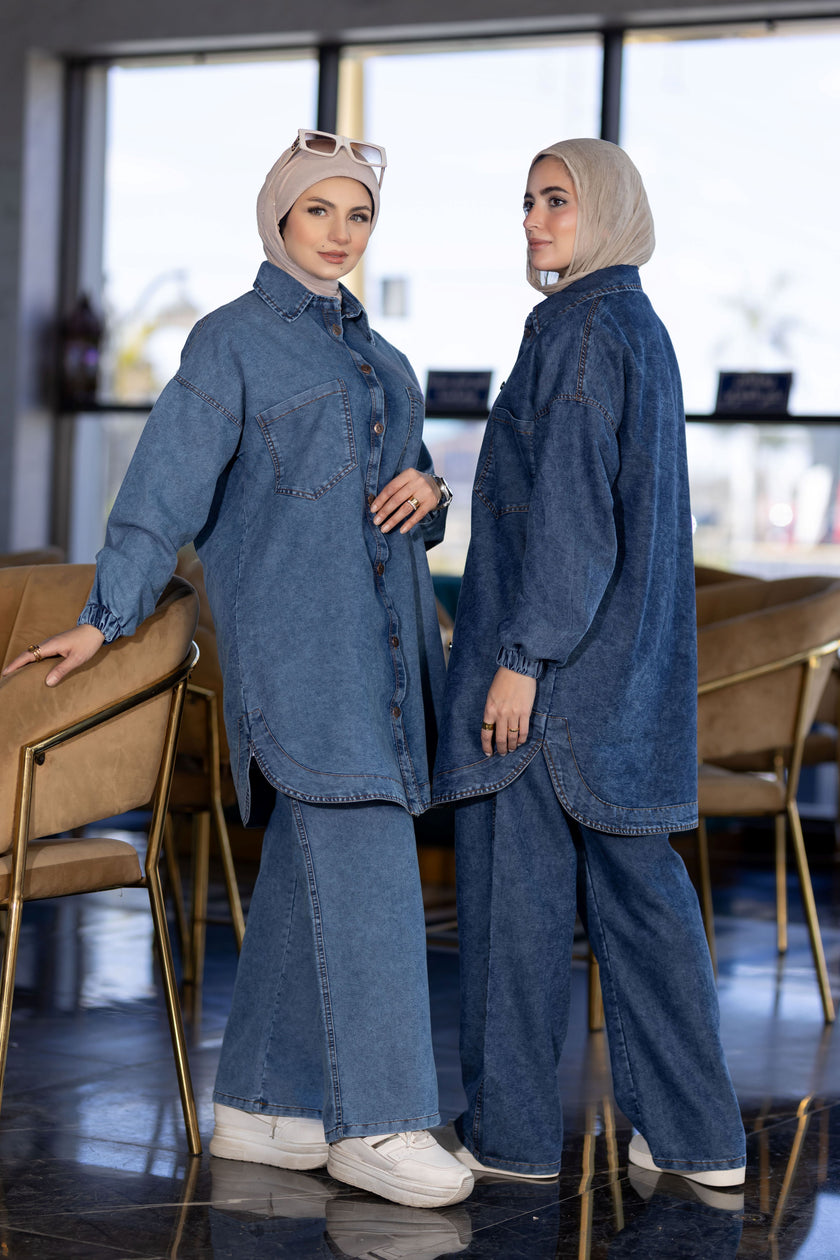 Modest Denim Set 937
