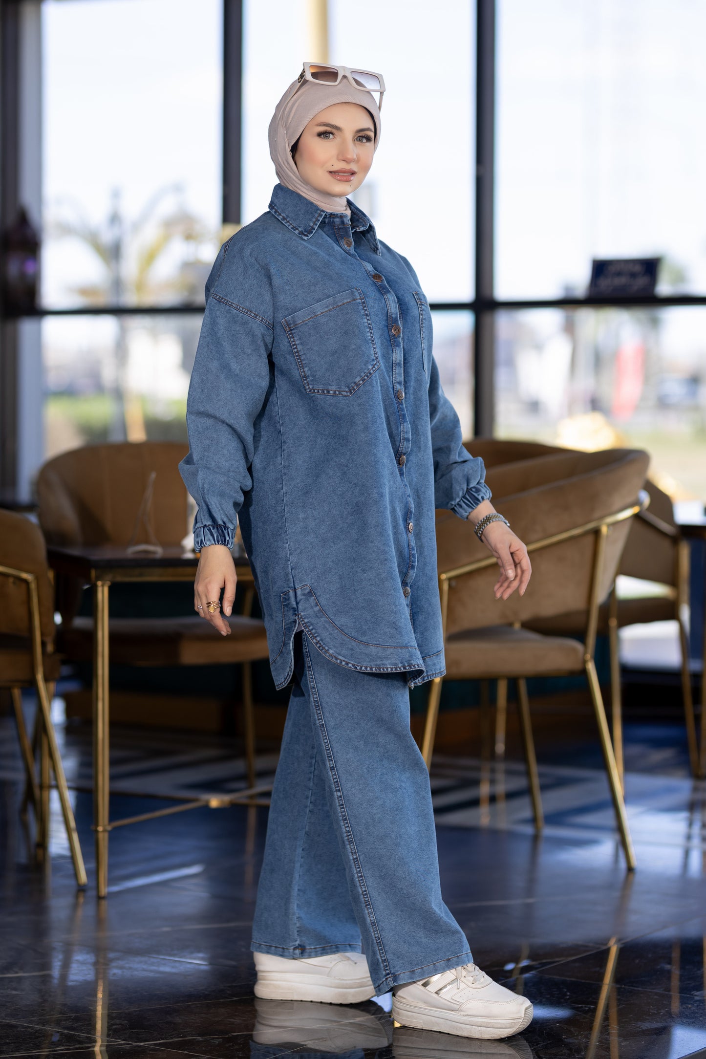 سوت جينز محجر موديست 937