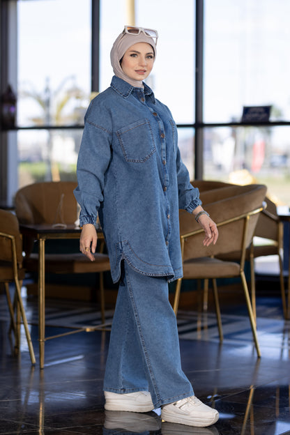 سوت جينز محجر موديست 937