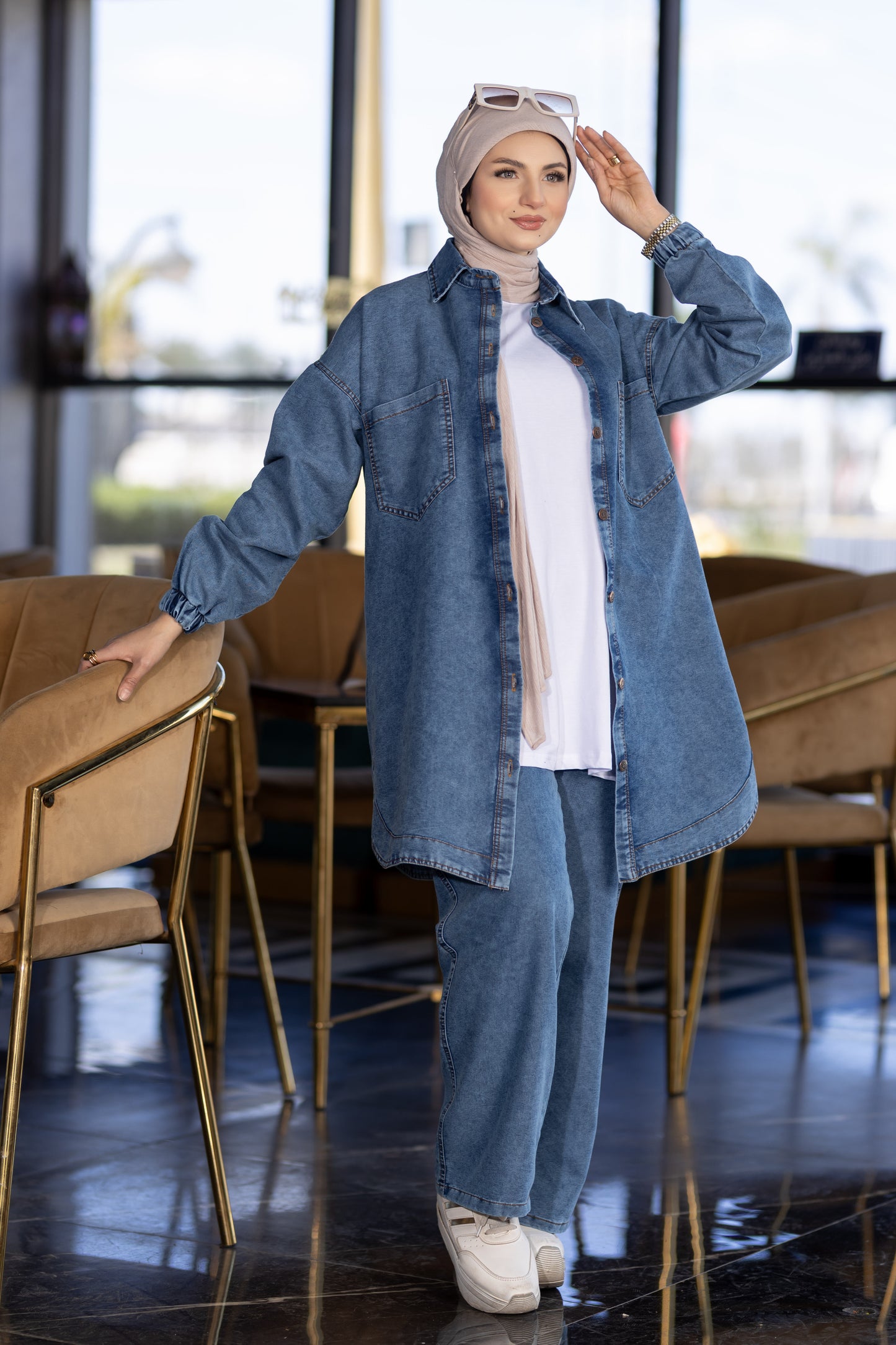 سوت جينز محجر موديست 937