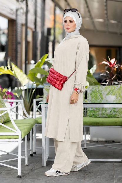 Long Tunic & Pants Set 957