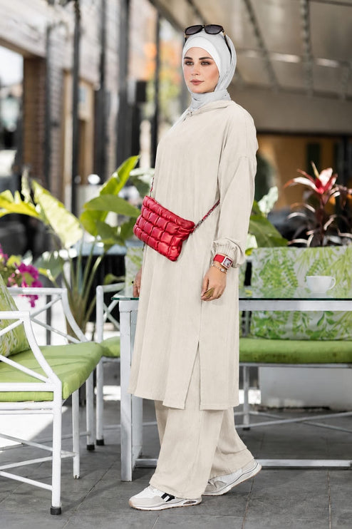 Long Tunic & Pants Set 957