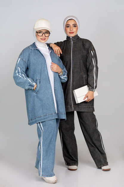 929 سوت جينز صيفي