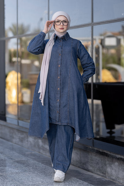 Long Denim Set 935