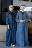 Modest Denim Summer Dress 941