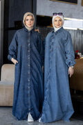 Modest Denim Summer Dress 941