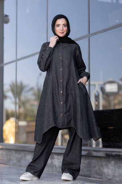 Long Denim Set 935