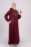 Modest Long Hoodie Dress 926