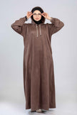 Modest Long Hoodie Dress 926