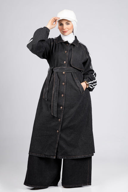 Modest Denim Coat 917