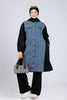 Scuba & Denim Mix Modest Suit 920