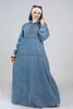 Denim Hoodie Dress 927