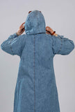 Denim Hoodie Dress 927