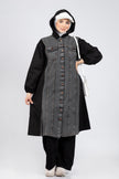 Scuba & Denim Mix Modest Suit 920