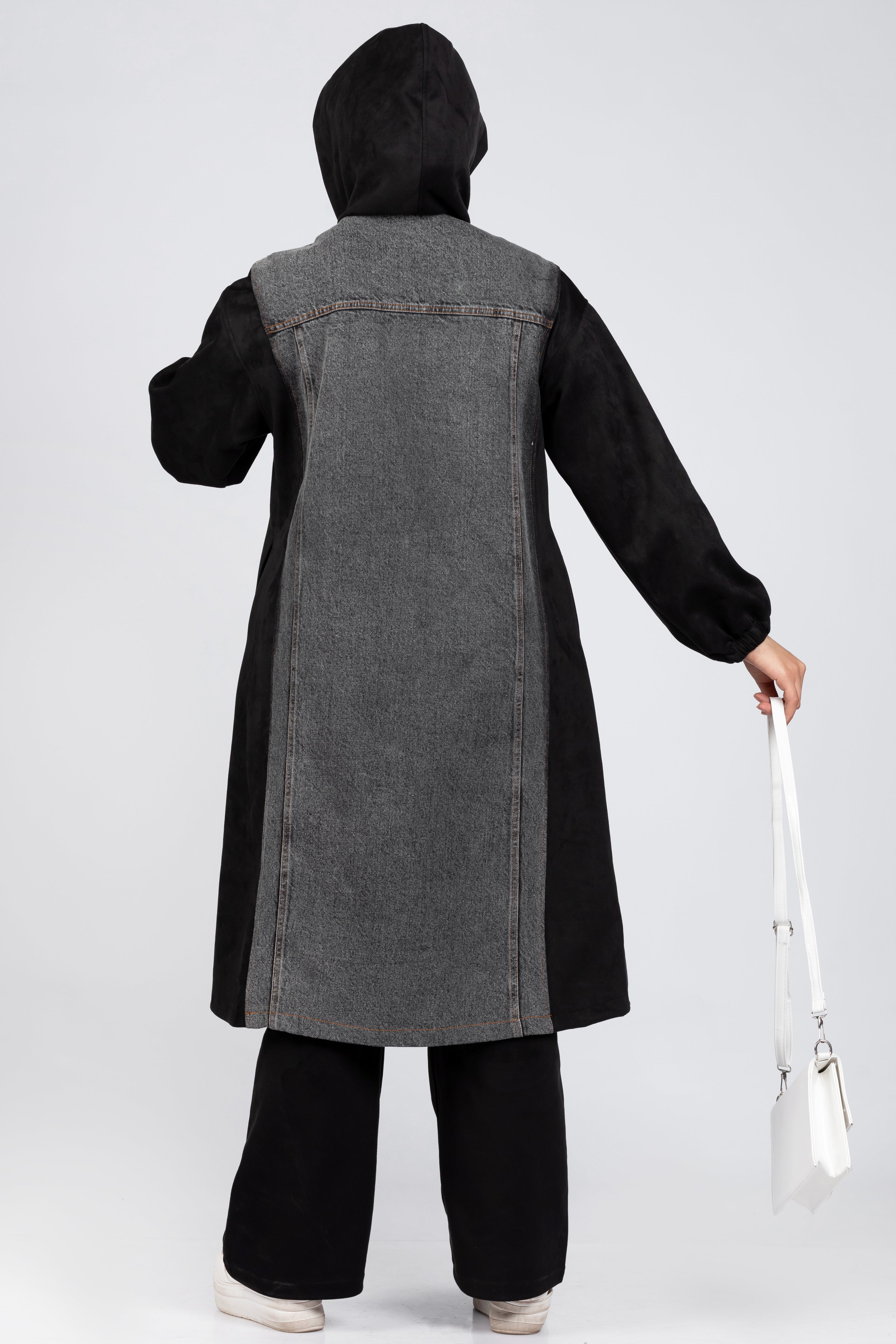 Scuba & Denim Mix Modest Suit 920