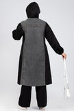 Scuba & Denim Mix Modest Suit 920