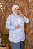 شيميز بوبلين مقلم كود 960