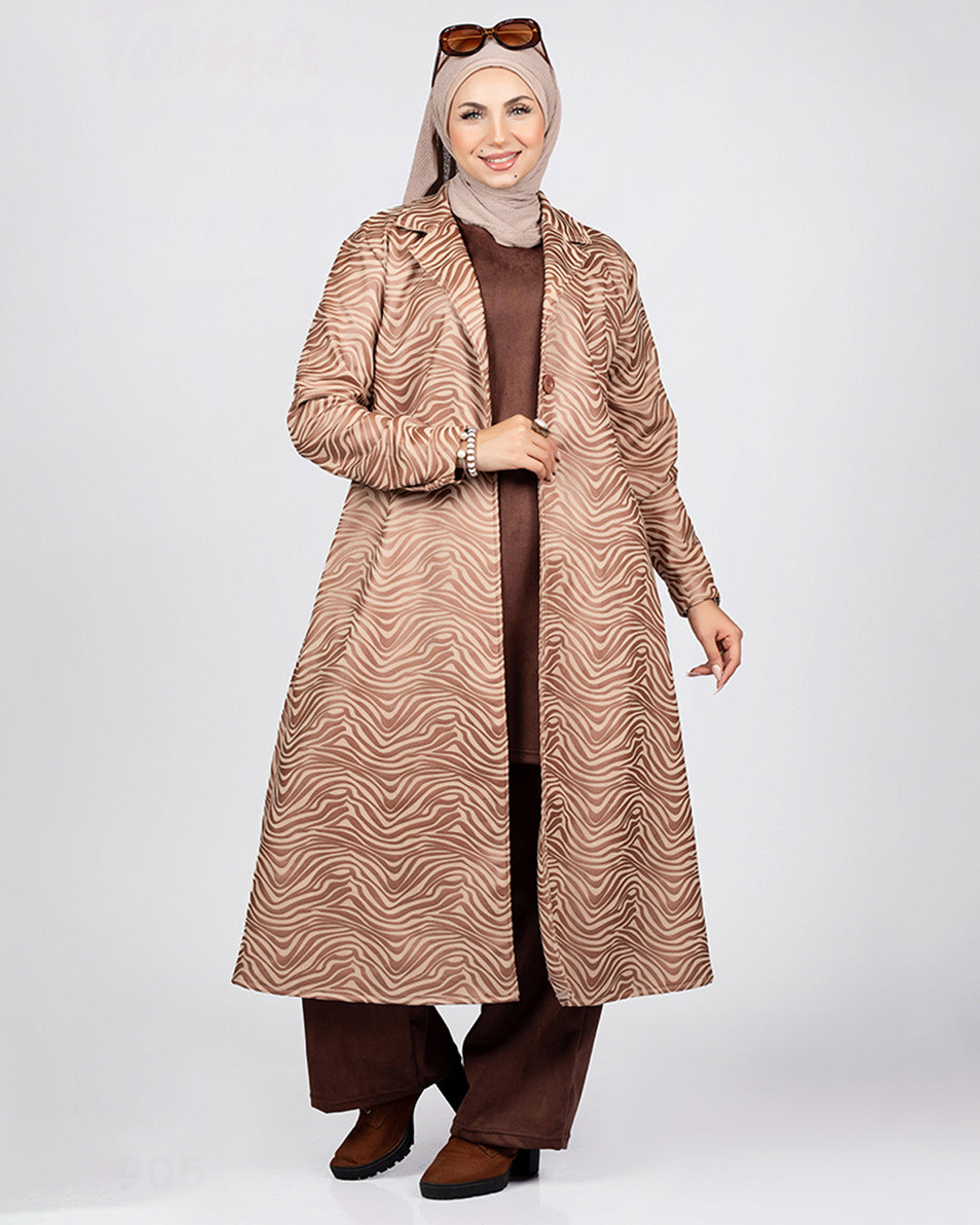 Suede scuba jacket with leather trim 905