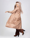 Suede scuba jacket with leather trim 905
