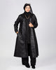 Suede scuba jacket with leather trim 905