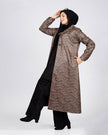 Suede scuba jacket with leather trim 905