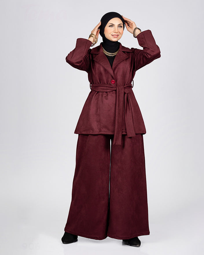 Suede Scuba Suit 906