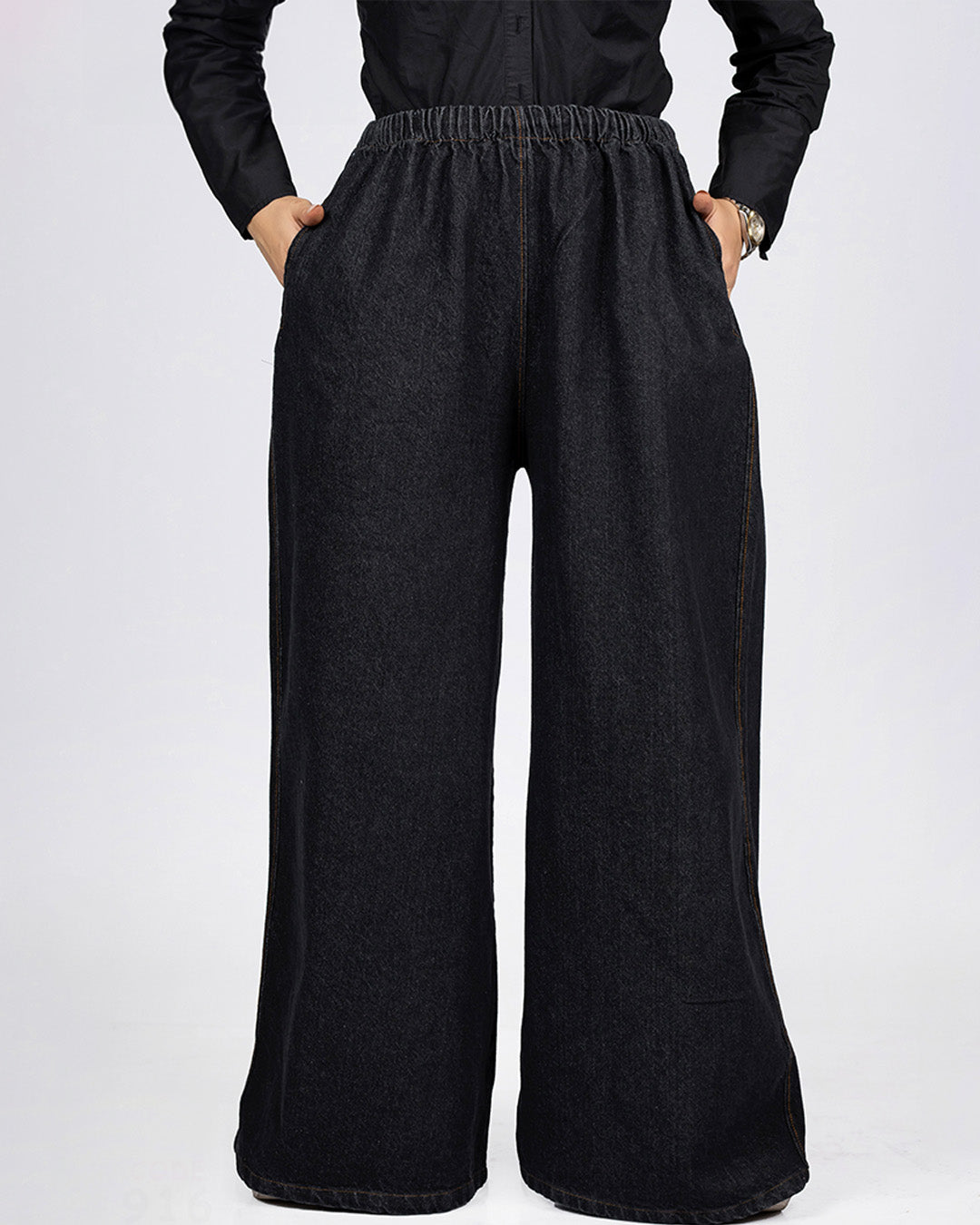 Wide Leg Jeans Pants 916