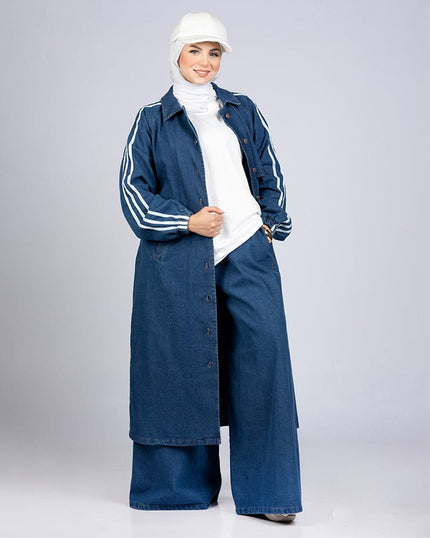 Modest Denim Coat 917
